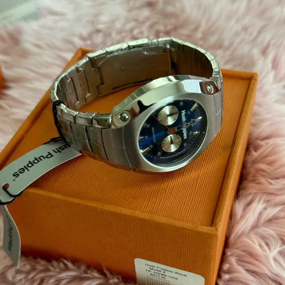NIB HUSH PUPPIES STAINLESS STEEL WATCH‎